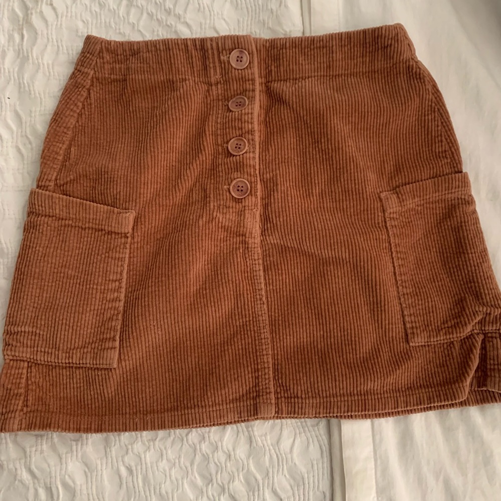 Reformation Corduroy Mini Skirt.